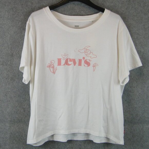 Levi's Crop Top T-Shirt Size 1X NWT - Picture 1 of 5